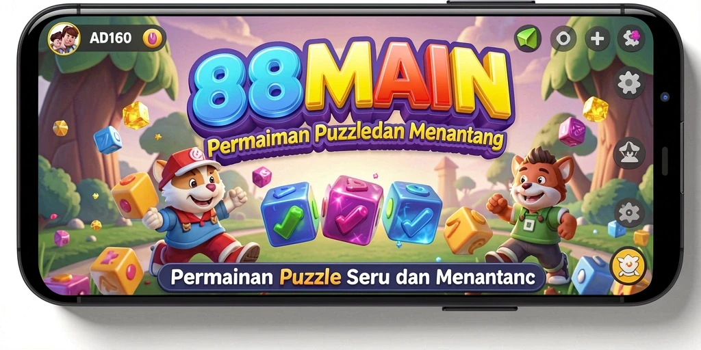 Screenshot gameplay 88MAIN menampilkan puzzle yang menantang.