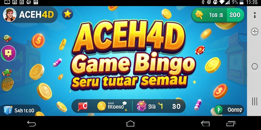Tampilan gameplay menarik dari ACEH4D dengan elemen Bingo yang menawan.