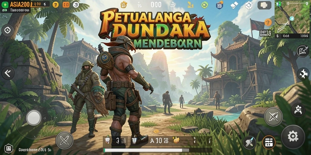 Gameplay ASIA200 yang menakjubkan dalam dunia terbuka.