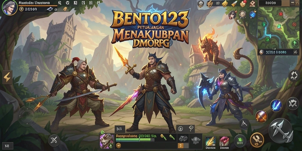 Gameplay mendalam di dunia MMORPG yang menakjubkan.