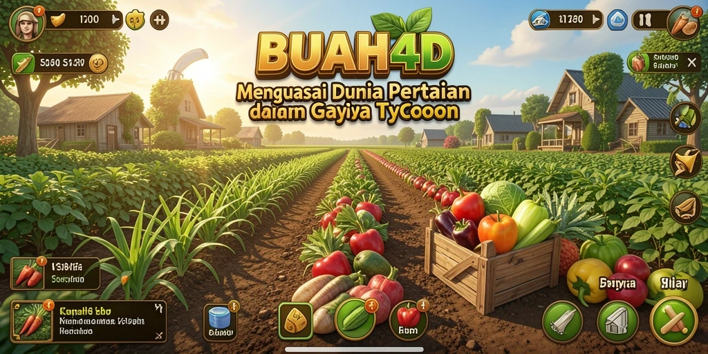 Tampilan interaktif dari gameplay BUAH4D yang menarik.