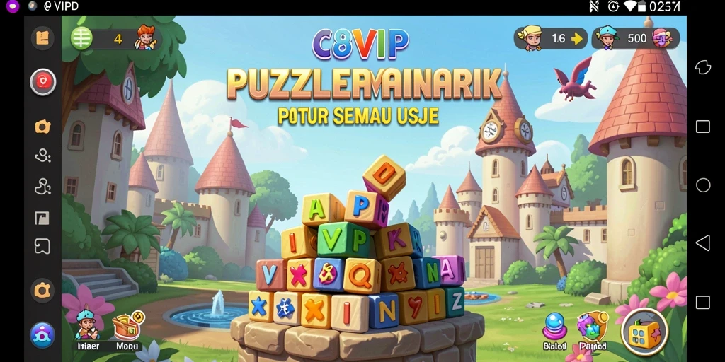 Tampilan gameplay C8VIP yang menantang dan menarik.