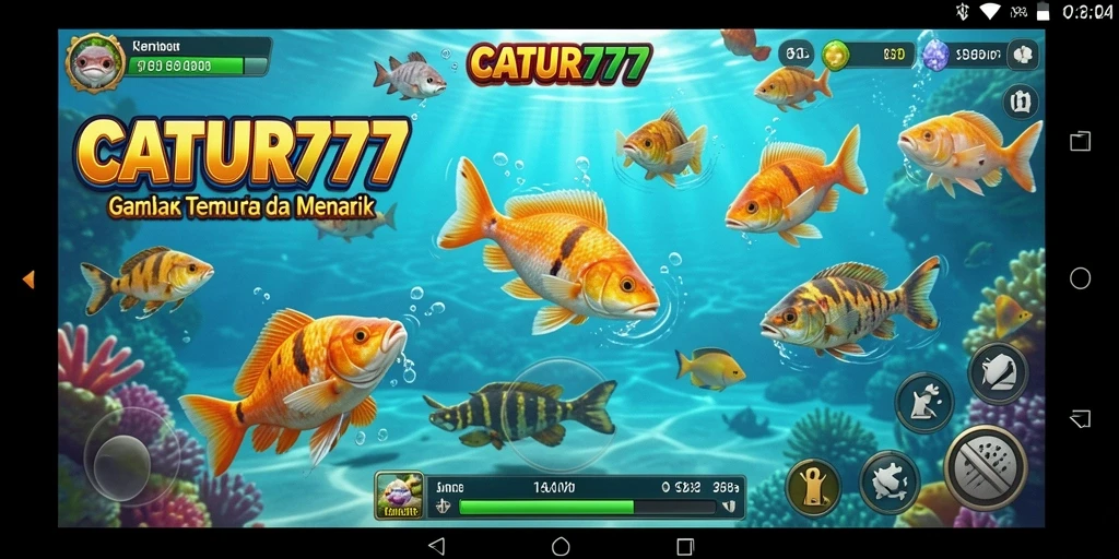 Tampilkan gameplay seru dari CATUR777, game Tembak Ikan yang menantang.