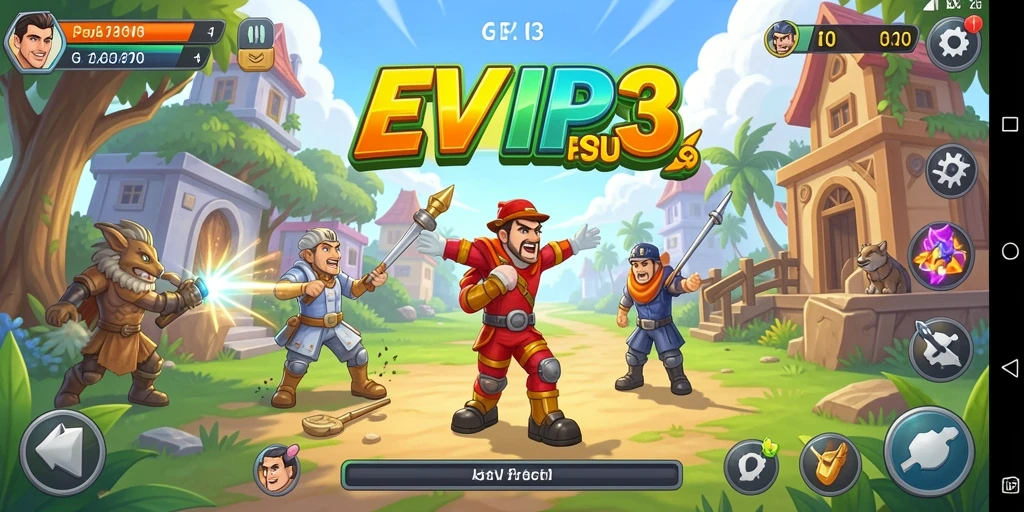 Tampilan menarik dari gameplay seru di EVIP3