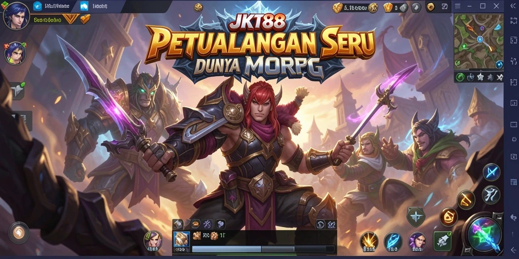 Tampilan gameplay menarik dalam JKT88 yang menunjukkan pertempuran seru.