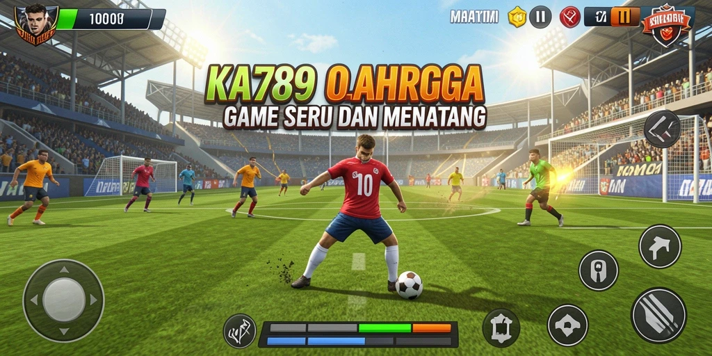 Screenshot KA789 menampilkan aksi gameplay olahraga yang mendebarkan.