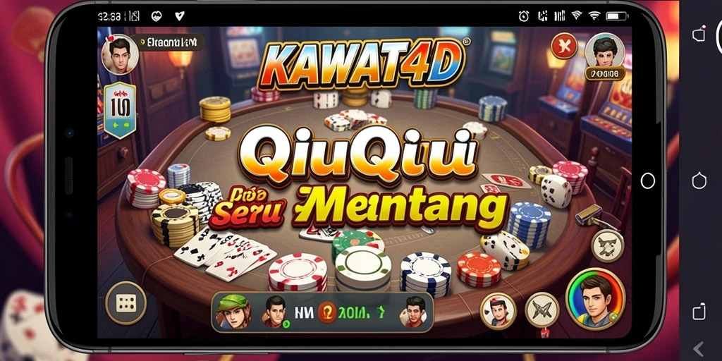 Tampilan gameplay QiuQiu yang seru dan interaktif.