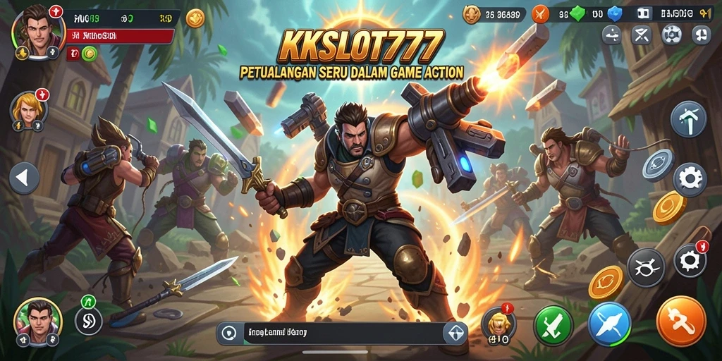 Tangkapan layar KKSLOT777 menunjukkan aksi seru dalam gameplay yang menegangkan.