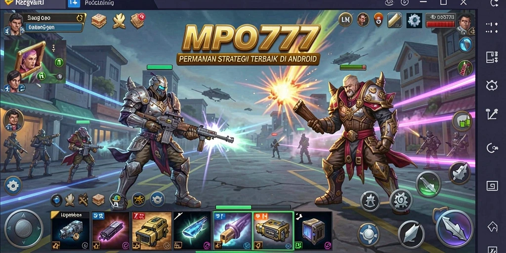 Tampilan gameplay menarik dari MPO777 yang menampilkan strategi perjuangan.