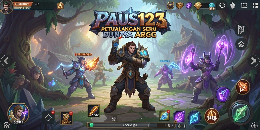 Gameplay seru PAUS123 dengan pertempuran ARPG yang dinamis.