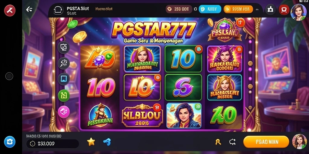 Tampilan gameplay PGSTAR777 yang menarik dan mendebarkan di setiap putaran.