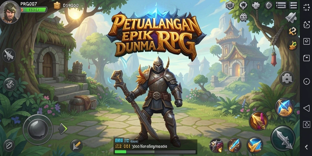 Tampilan gameplay PRG007 dengan petualangan yang mendebarkan.