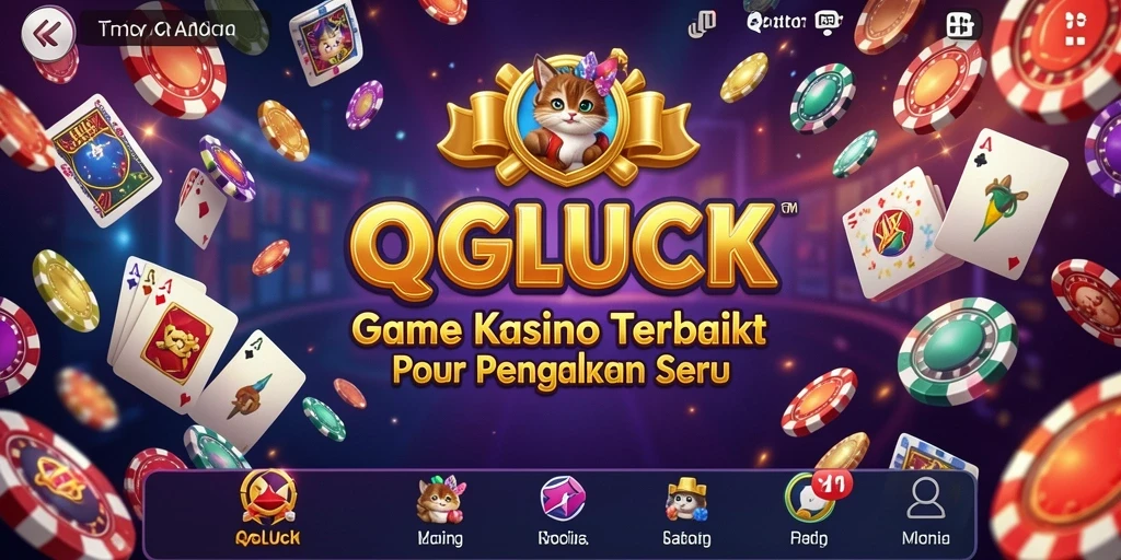 Screenshot QGLUCK menampilkan pemain yang menikmati permainan Kasino dengan grafik memukau.