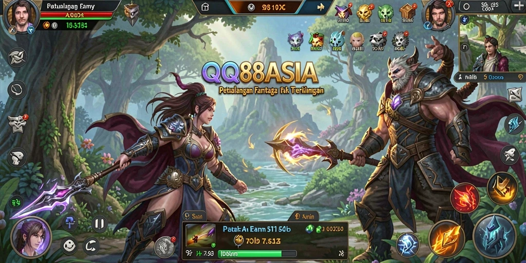 Gameplay RPG QQ88ASIA yang menakjubkan dan mendebarkan.