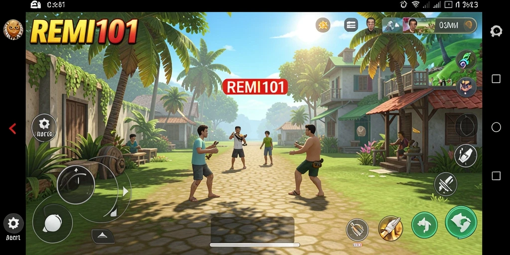 Gameplay seru dalam REMI101 yang memikat pemain.