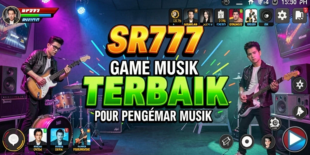 Tampilan gameplay SR777 yang menarik dan penuh warna.