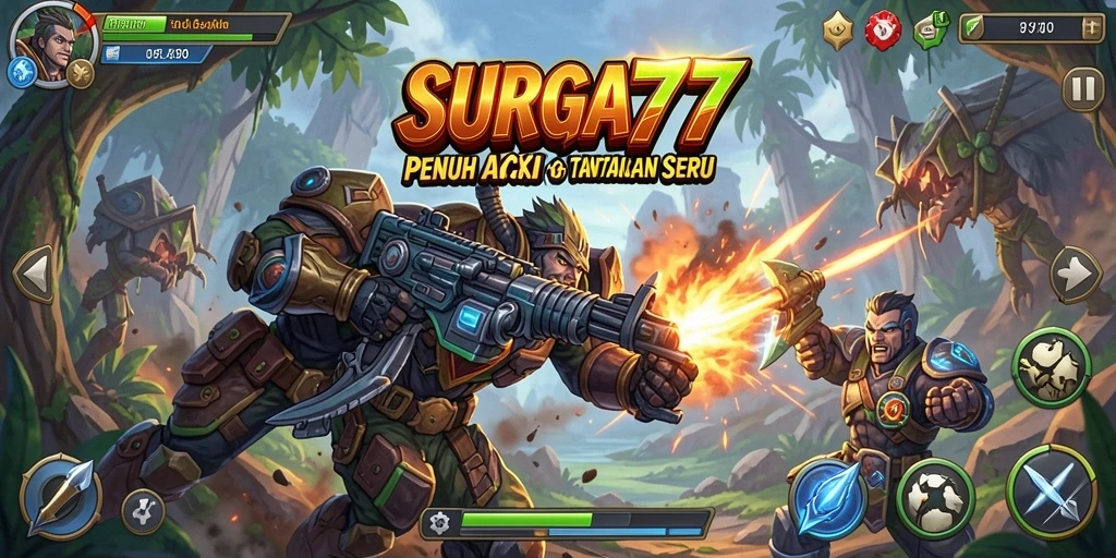 Tampilan menarik dari gameplay SURGA77 yang penuh aksi.